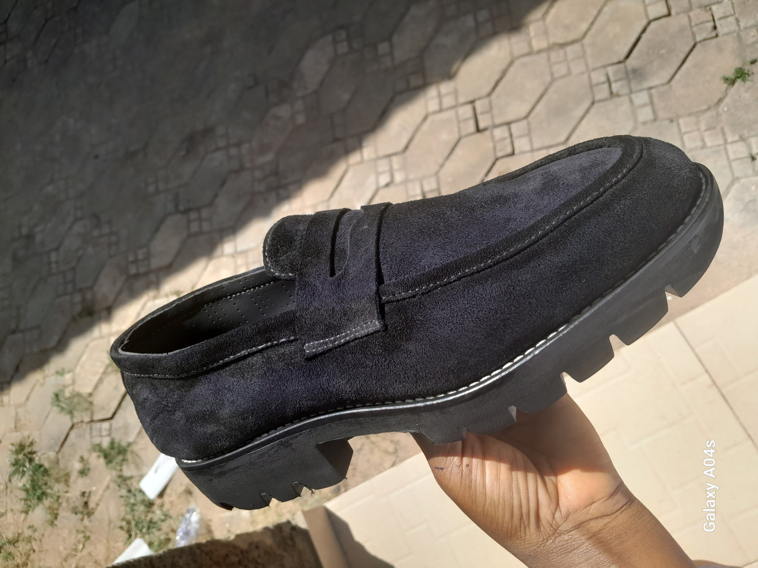 Blue Suede Loafers